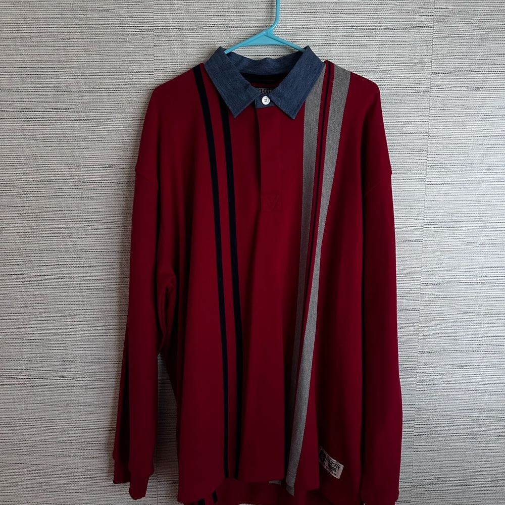 Roundtree & Yorke Varsity Red Polo Shirt
